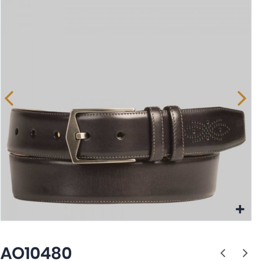 NWT Authentic mezlan brown belt